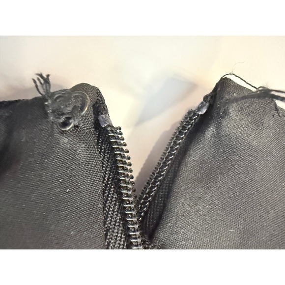 Vince Camuto Embellished Halter Jumpsuit Womens Black Excellent Formal Mesh Neck - Picture 13 of 13